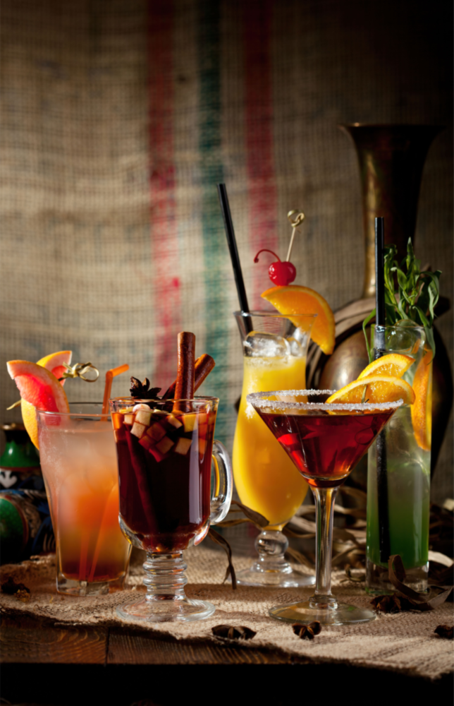 Cocktails Glass Wall Art