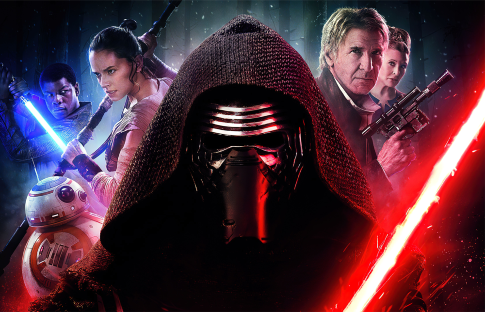 Arte de pared de vidrio de Kylo Ren