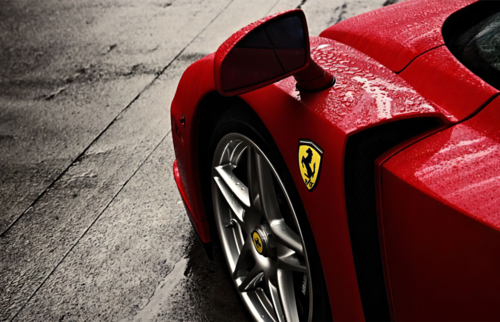 Ferrari fxx k Impression sur verre