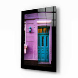 Colorful Building Glass Wall Art.