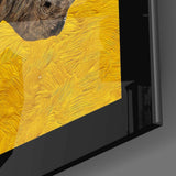 Rhino Glass Wall Art.