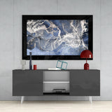 Blue Quartz Glass Wall Art.