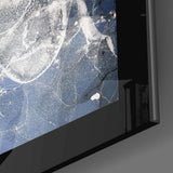 Blue Quartz Glass Wall Art.