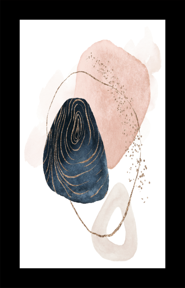 Modernité abstraite Impression sur verre