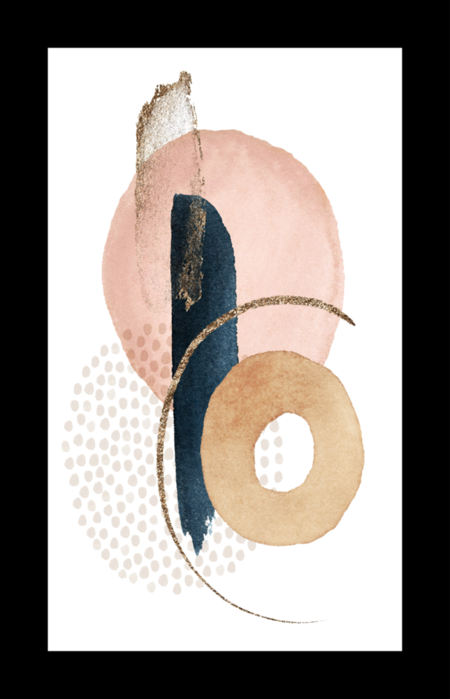 Modernité abstraite Impression sur verre