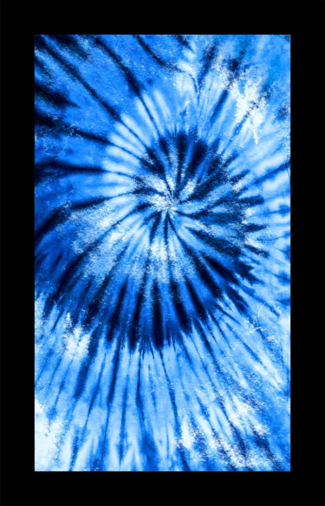 Arte della parete di vetro Guscio blu