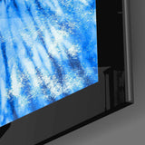 Blue Shell Glass Wall Art.