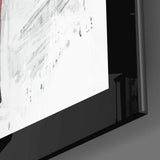 Lonely Flamingo Glass Wall Art.