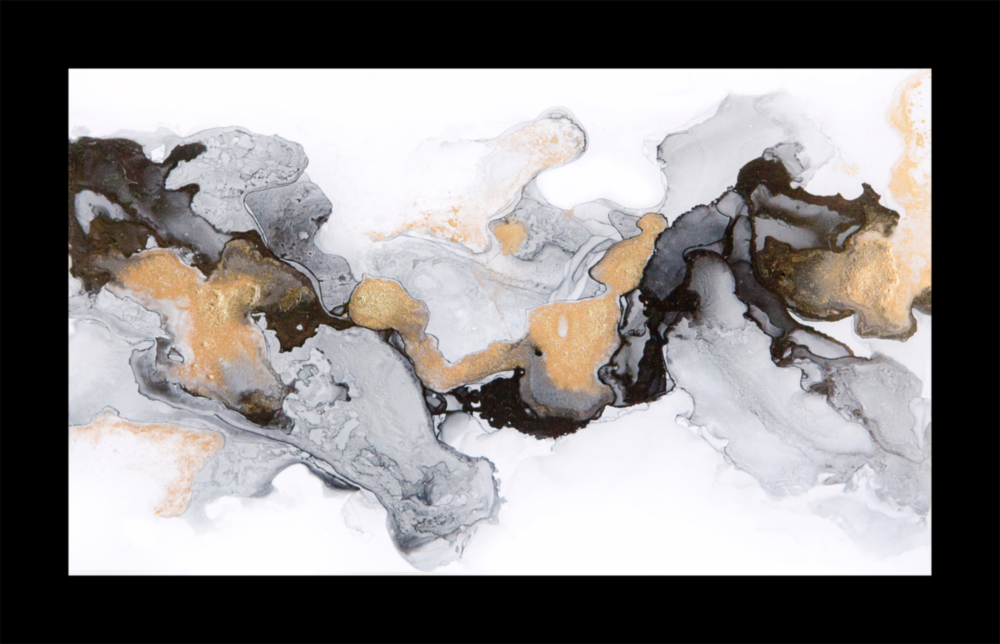 Arte della parete di vetro Pattern di marmo