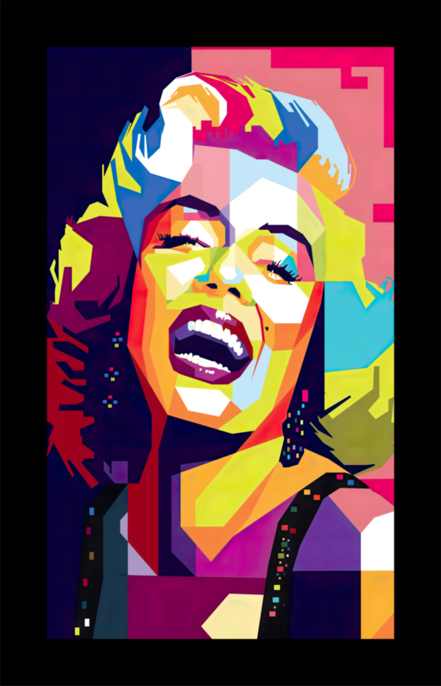Marilyn Monroe Glasbild