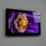 Passionflower Flower Glass Wall Art.