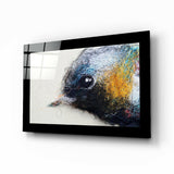 Oiseau mignon Impression sur verre