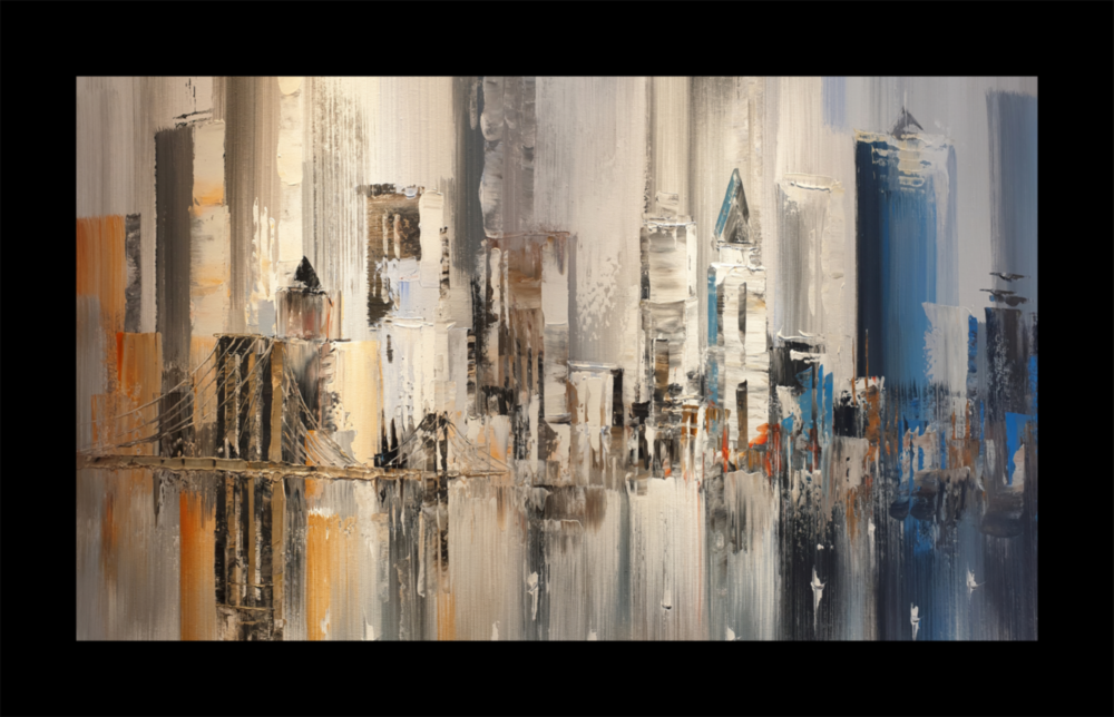 Arte della parete di vetro New York