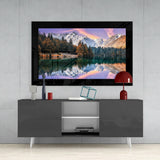 Glacier Lake Glass Wall Art.