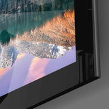 Glacier Lake Glass Wall Art.