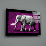 Elephant Glass Wall Art.