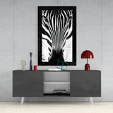 Zebra Glass Wall Art.
