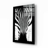 Zebra Glass Wall Art.
