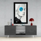 Blue VisionGlass Wall Art.