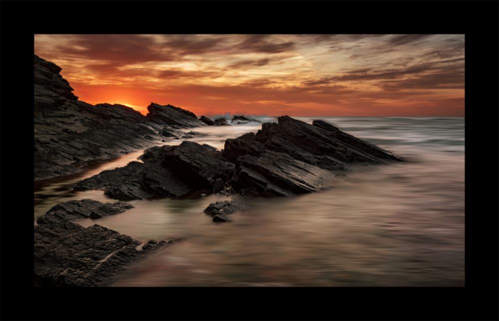 Arte della parete di vetro Mare calmo