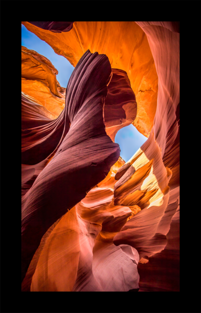 Arte della parete di vetro Grand Canyon Rift