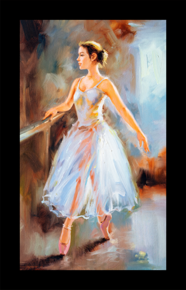 Ballerina Glass Wall Art