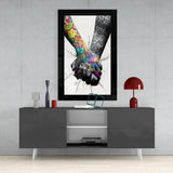 Meeting Glass Wall Art.