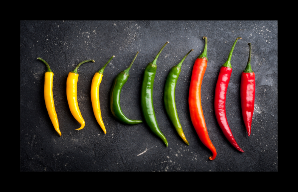 Arte de pared de vidrio de Peperoni