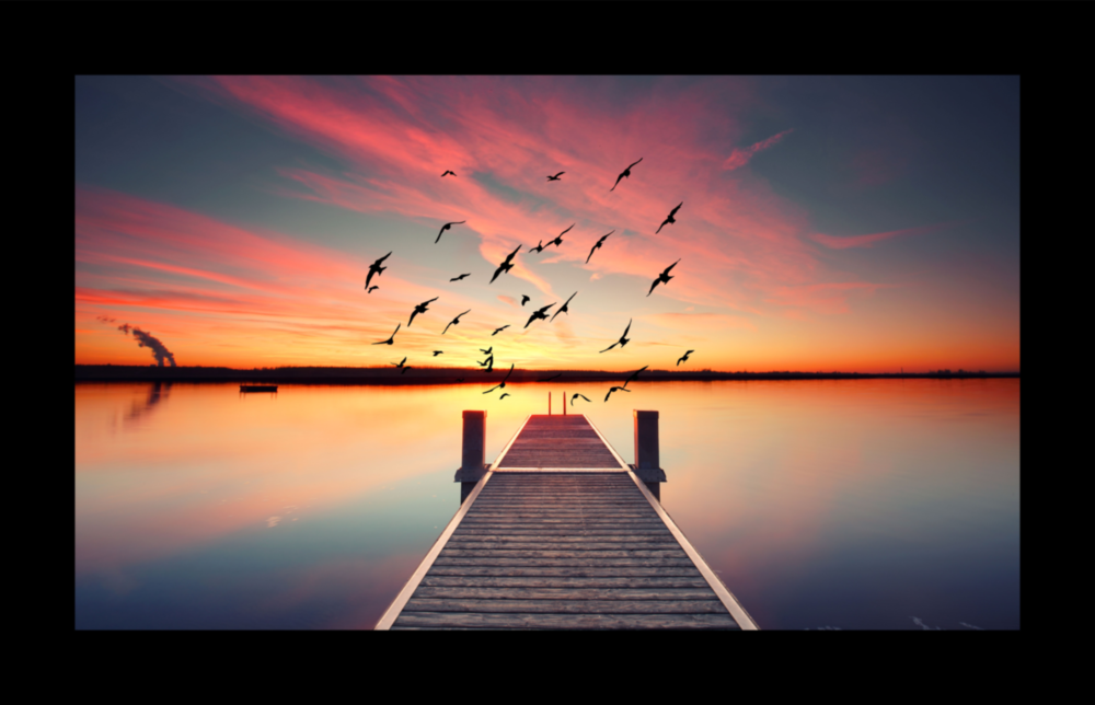 Sunset Glass Wall Art