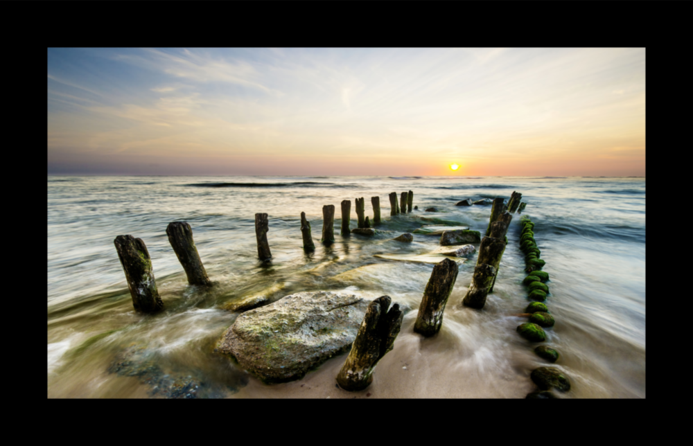 Coucher de soleil Impression Sur Verre