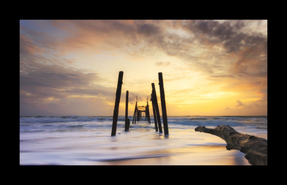 Arte della parete di vetro Tramonto