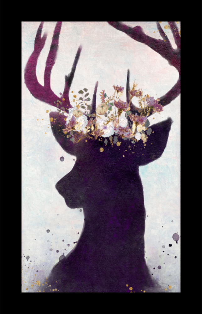 Giraffe Glass Wall Art