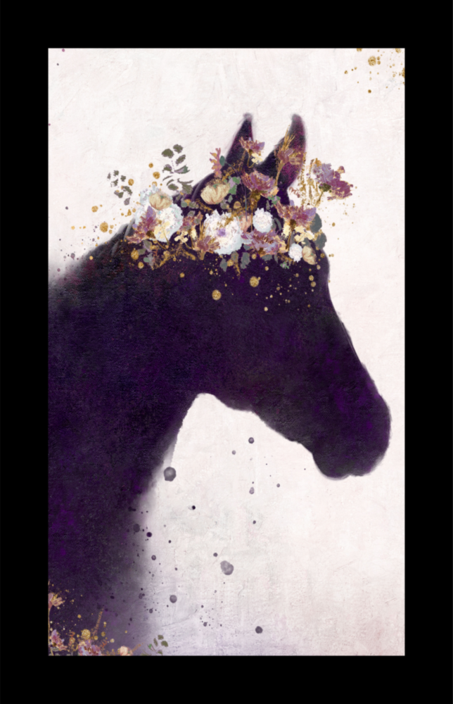 Arte della parete di vetro Cavallo