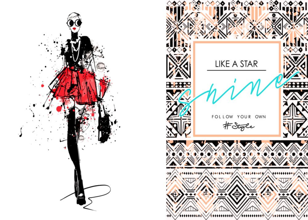 Goditi le piccole cose 2 pezzi combinano arte della parete in vetro