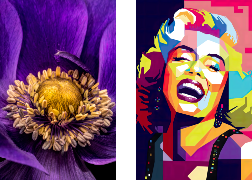 Marilyn Monroe 2 Pieces Combine Glass Wall Art