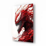 Dark Symbiote Creature Cuadro de cristal - 72x46 cm