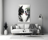 Batman vs. Joker Glass Wall Art