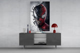 Venom Spider-Man Split Face Glass Wall Art