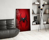 Spider Web Glass Wall Art