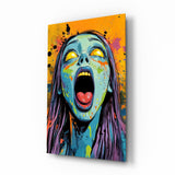 Quadro in vetro L'urlo dei morti viventi - 72x46 cm