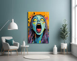 Scream of the Living Dead Glass Wall Art