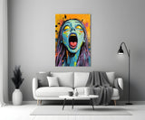 Scream of the Living Dead Glass Wall Art