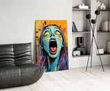 Scream of the Living Dead Glass Wall Art