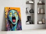 Scream of the Living Dead Glass Wall Art