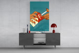 Marlboro Cigarette Pack Glass Wall Art