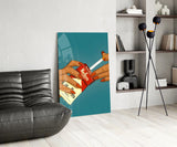 Marlboro Cigarette Pack Glass Wall Art