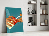 Marlboro Cigarette Pack Glass Wall Art