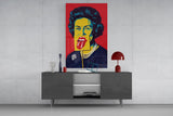 Queen Elizabeth II Pop Glass Wall Art