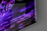 Neon Leopard Glass Wall Art