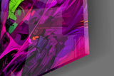 Joker's Chaos Glass Wall Art